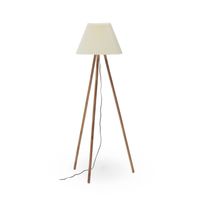 Kave Home Vloerlamp Benicarlo Rubberhout, 149cm hoog - Naturel - thumbnail