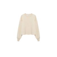 Mango trui van biologisch katoen lichtbeige