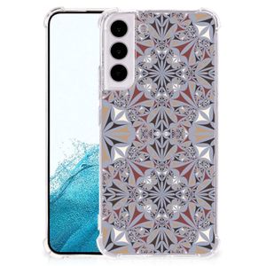 Samsung Galaxy S22 Plus Anti-Shock Hoesje Flower Tiles