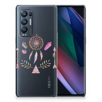 OPPO Find X3 Neo Telefoonhoesje met Naam Boho Dreamcatcher - thumbnail