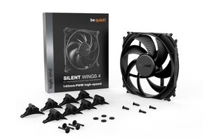 be quiet! SILENT WINGS 4 | 140mm PWM high-speed Computer behuizing Ventilator 14 cm Zwart 1 stuk(s)