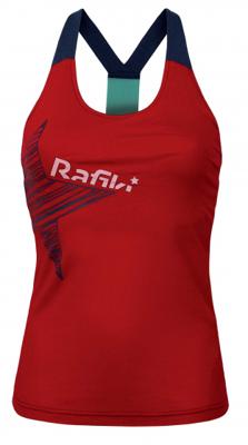 Rafiki tanktop Vibe II dames katoen rood Rafiki tanktop Vibe II dames katoen rood