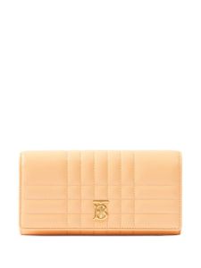 Burberry portefeuille Lola Continental à plaque logo - Orange