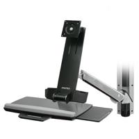 Ergotron StyleView Sit-Stand Combo System Monitor-wandbeugel 1-voudig 25,4 cm (10) - 61,0 cm (24) Aluminium (gepolijst) In hoogte verstelbaar, - thumbnail