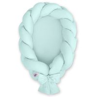 My Sweet Baby Gevlochten Babynestje 2-in-1 Mint