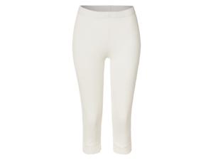 esmara Dames capri-legging (S (36/38), Wit)