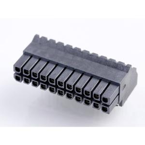 Molex 447642203 Male header, inbouw (standaard) Totaal aantal polen: 22 Inhoud: 1 stuk(s) Tray