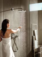 Hansgrohe Ecostat S afbouwdeel Inbouwthermostaat met Stop- en Omstelkraan Chroom - thumbnail