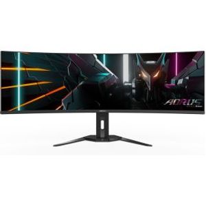 AORUS CO49DQ computer monitor 124,5 cm (49") 5120 x 1440 Pixels DQHD OLED Zwart