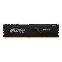 Kingston KF426C16BB/8 FURY Beast 8 GB 2666 MHz DDR4 CL16 Desktop Geheugen Enkele Stick,Eén maat,Zwart