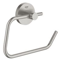 Grohe Essentials toiletrolhouder zonder klep supersteel - thumbnail