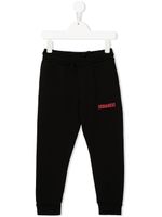 DSQUARED2 KIDS pantalon de jogging à logo imprimé - Noir