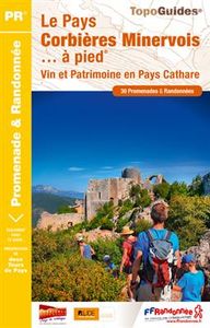 Wandelgids P116 Pays Corbières Minerovois à pied 30PR en pays cathare