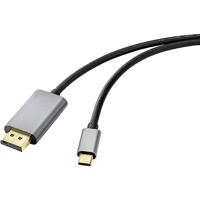 Renkforce DisplayPort aansluitkabel 1,00 m zwart RF-4600984 DisplayPort 1.4