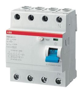 ABB 2CSF204101R1400 Aardlekschakelaar A 4-polig 40 A 0.03 A 230 V/AC, 400 V/AC