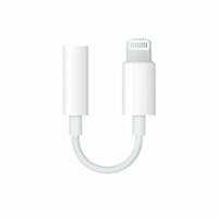 Apple Lightning naar 3,5 mm koptelefoonaansluiting.