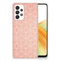 Samsung Galaxy A33 5G TPU bumper Pattern Orange