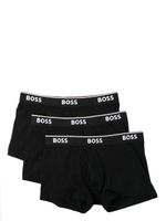 BOSS lot de 3 boxers à bande logo - Noir