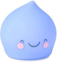 Saro nachtlampje druppel junior 11 x 9 cm siliconen lila