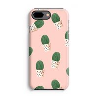 Cactusprint roze: iPhone 7 Plus Tough Case - thumbnail