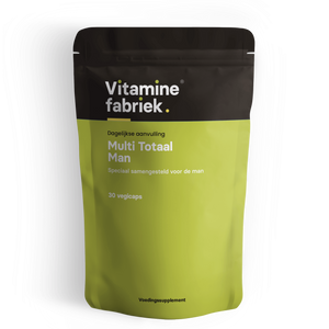 Multi Totaal Man - 30 vegicaps - Vitaminefabriek.nl