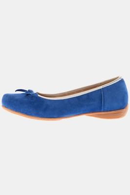 Ulla Popken Ballerina's, chêvreauleer , siergesp, wijdte H - Grote Maten