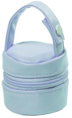 Gamberritos fopspeenhouder 10 x 8 cm kunstleer licht Gamberritos fopspeenhouder 10 x 8 cm kunstleer licht