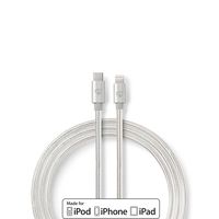 Nedis USB-Kabel | Apple Lightning 8-Pins naar USB-C Male | 480 Mbps | 2 m | 1 stuks - CCTB39650AL20 CCTB39650AL20 - thumbnail