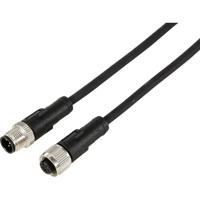 TRU COMPONENTS TC-12833004 Sensor/actuator verlengkabel M12 Aantal polen (sensoren): 5 Stekker (recht) op koppeling (re