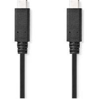 USB-Kabel | USB 3.2 Gen 2x2 | USB-C© Male | USB-C© Male | 240 W | 8K@30Hz | 20 Gbps | Vernikkeld - thumbnail