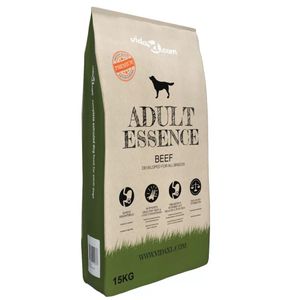 VidaXL Premium hondenvoer droog Adult Essence Beef 15 kg