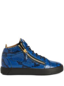 Giuseppe Zanotti baskets montantes Frankie - Bleu