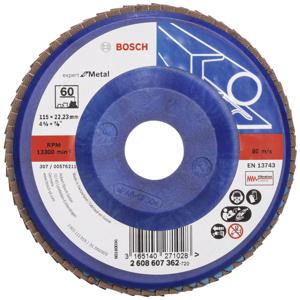 Bosch Accessories 2608607362 X551 Lamellenschijf Diameter 115 mm Boordiameter 22.33 mm Staal 1 stuk(s)