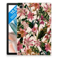 Samsung Galaxy Tab A8 2021/2022 Siliconen Hoesje Flowers - thumbnail