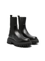 Moncler Enfant bottines Petit Neue 70 mm en cuir - Noir