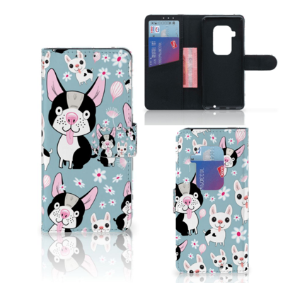 Motorola One Zoom Telefoonhoesje met Pasjes Hondjes Motorola One Zoom Telefoonhoesje met Pasjes Hondjes