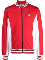 Fila sweat zippé à patch logo - Rouge