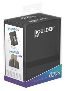 Ultimate Guard Boulder Deck Case 60+ Standard Size Onyx