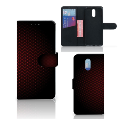 Nokia 2.3 Telefoon Hoesje Geruit Rood Nokia 2.3 Telefoon Hoesje Geruit Rood