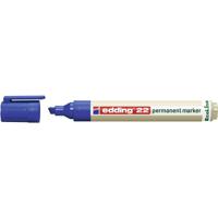 Edding edding 22 permanent marker EcoLine 4-22003 Permanent marker Blauw Watervast: Ja