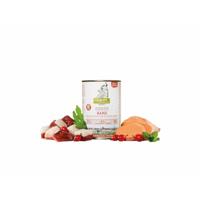 ISEGRIM Doos voor volwassen honden, ganzen + zoete aardappel, rozenbottels en wilde kruiden, 400 g, hond