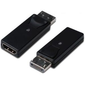 ASSMANN Electronic DisplayPort - HDMI DisplayPort 1.1a HDMI type A Zwart kabeladapter/verloopstukje