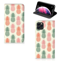 Apple iPhone 11 Pro Max Flip Style Cover Ananas