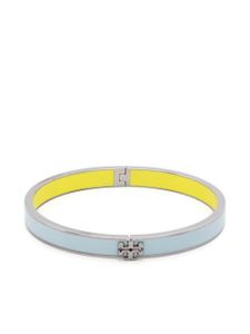 Tory Burch bracelet à plaque logo Kira - Argent