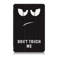 Shop4 - Samsung Galaxy Tab S7 Hoes - Smart Book Case Don't Touch Me Zwart