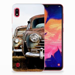 Samsung Galaxy A10 Siliconen Hoesje met foto Vintage Auto