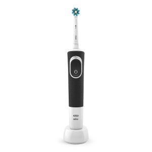 Oral-B Vitality 100 CrossAction Volwassene Roterende-oscillerende tandenborstel Zwart, Wit