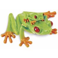 Roodoog boomkikker - plastic speelgoed - dieren figuur - 7 cm   -