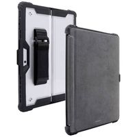 JT Berlin Handstrap Case Book cover Zwart, Transparant Tabletcover - thumbnail