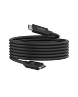 Belkin Connect USB4-kabel (2 m), USB C to USB C kabel, oplader kabel, 240 W Power Delivery + 20 Gbps - voedingskabel met USB4-ondersteuning voor MacBook, Windows-computers, Chromebook en meer